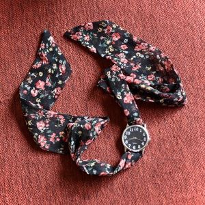 Ditsy Floral Ribbon Wristwatch
